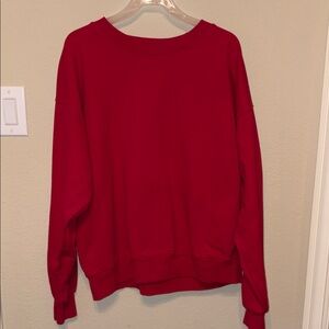 Hanes Red Crewneck Sweatshirt